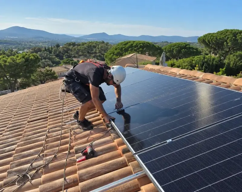 Installateur panneaux solaires Châteauneuf — pose photovoltaïque sur toiture